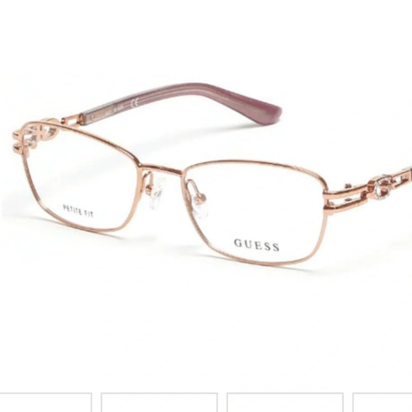 Guess GU 2687 Eyeglasses Frames RXABLE 028 Shiny Rose Gold. NWT main image 8